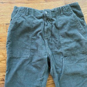 Mollusk Surf Shop Green Corduroy Stretch Pants Size XL (34")